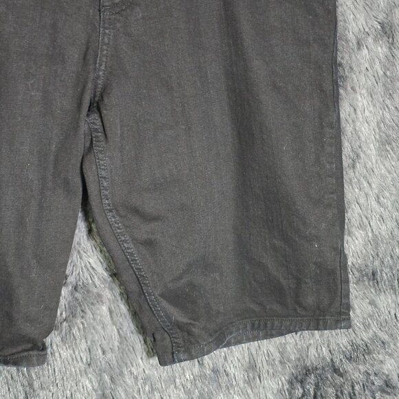 Neo Blue Skater Jean Shorts Mens 38 Black Made in USA Vintage Denim - Picture 5 of 10